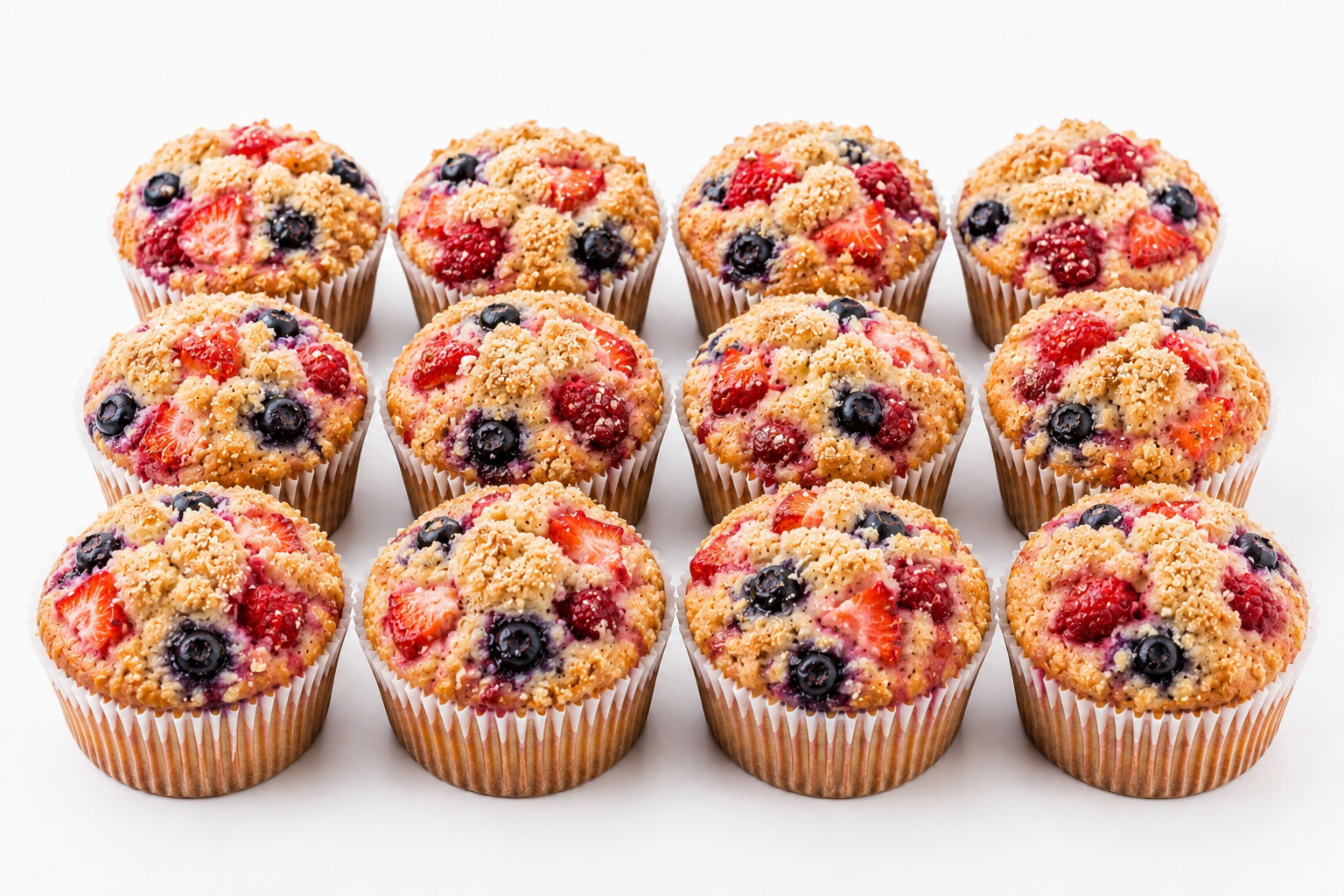 Triple Berry Muffin Dozen
