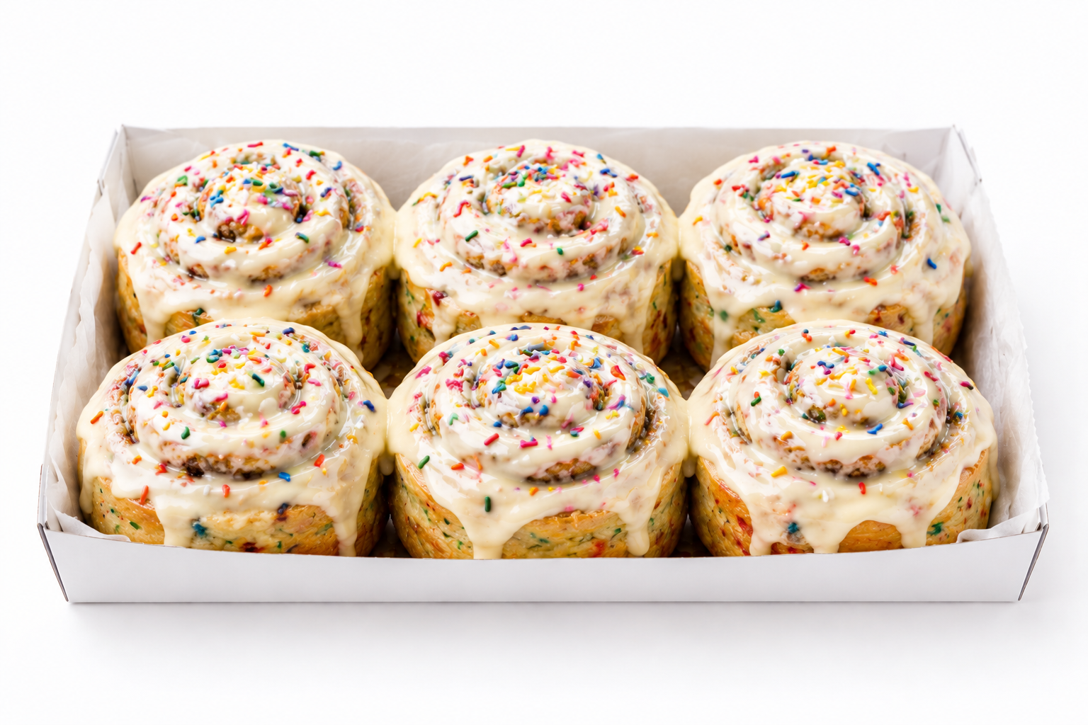 Confetti Cinnamon Rolls (x6)