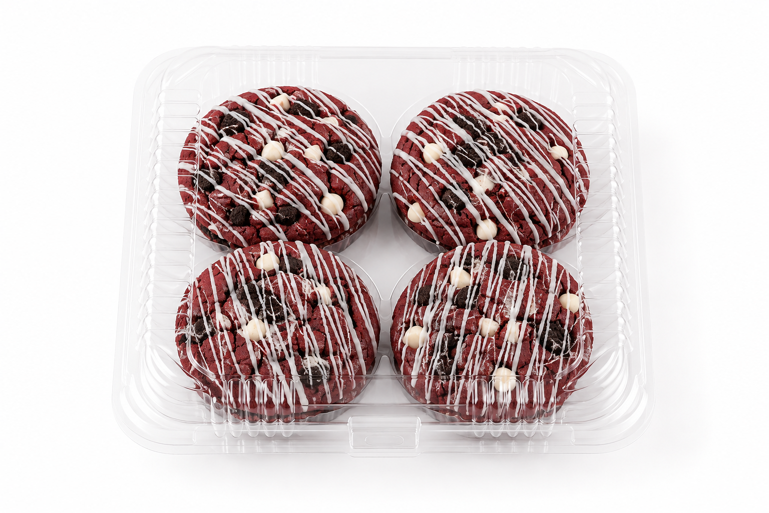 Red Velvet Cookies (x4)