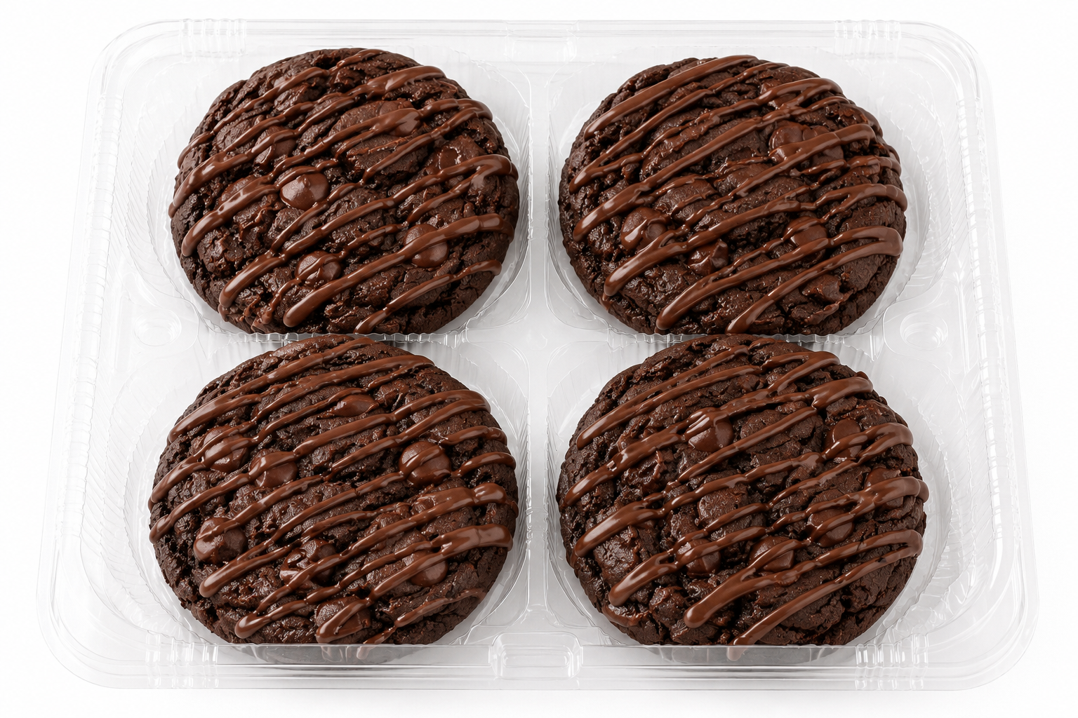 Double Chocolate Chip Cookies (x4)
