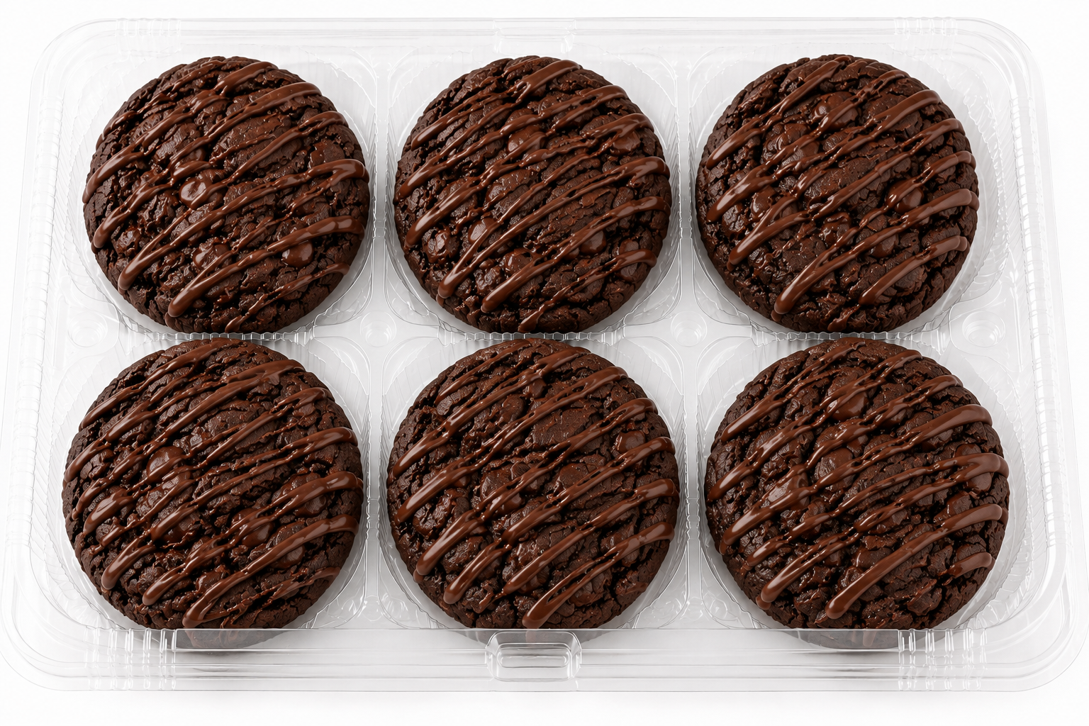 Double Chocolate Chip Cookies (x6)